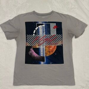 Nike Gray Space Graphic Men's T-Shirt